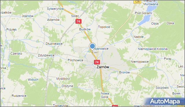 mapa Drobna Wieś, Drobna Wieś na mapie Targeo